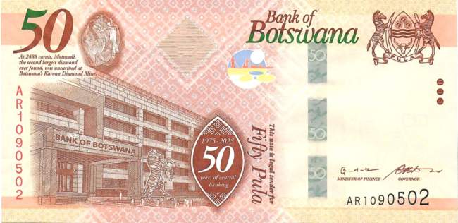 Botswana p.37 20 Pula 2025